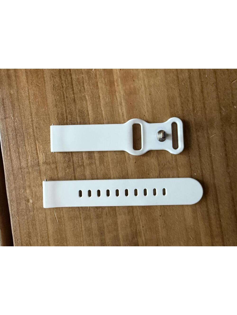 GTR 4/3/2 20MM White Silicone Watch Band